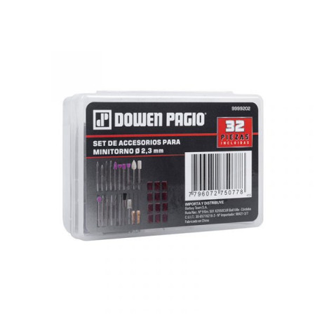 Set Kit Accesorios Para Minitorno 32 Pcs Dowen Pagio