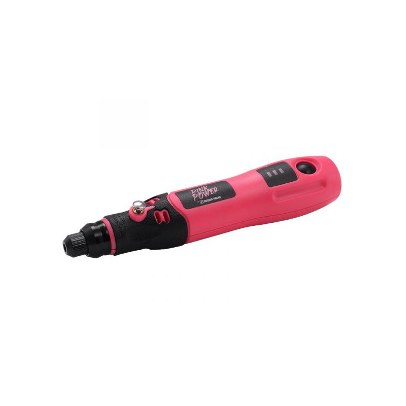 Minitorno Recargable 3,6V 32 Piezas 3 Velocidades Pink Power Dowen Pagio