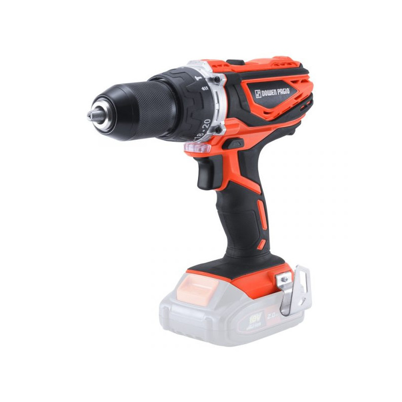 Taladro Atronillador Percutor A Bateria 13mm. 18V Dowen Pagio Solo Cuerpo