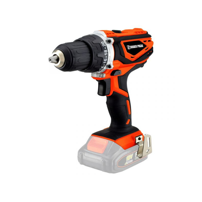 Taladro Atornillador A Batería 13mm 18V Dowen Pagio Solo Cuerpo